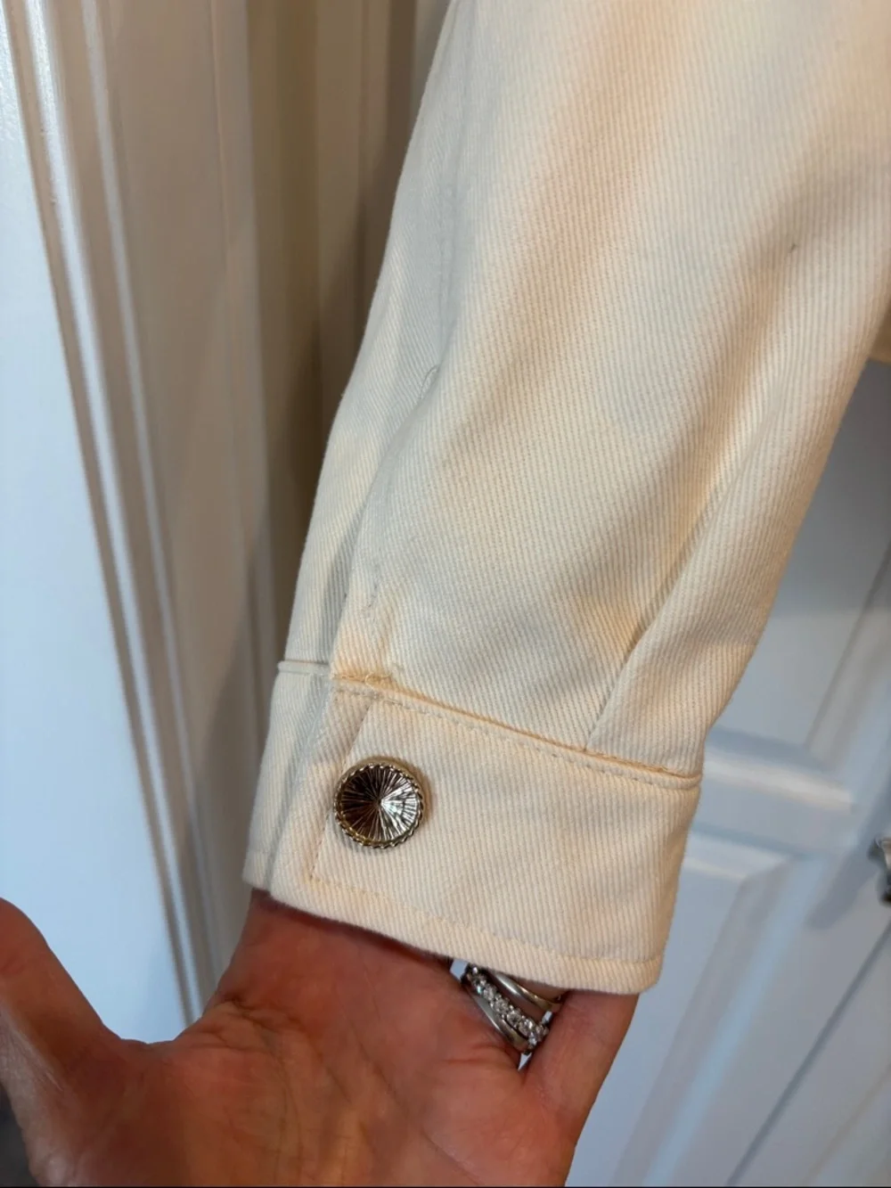 Zara ecru crop jacket - Picture 6 of 9